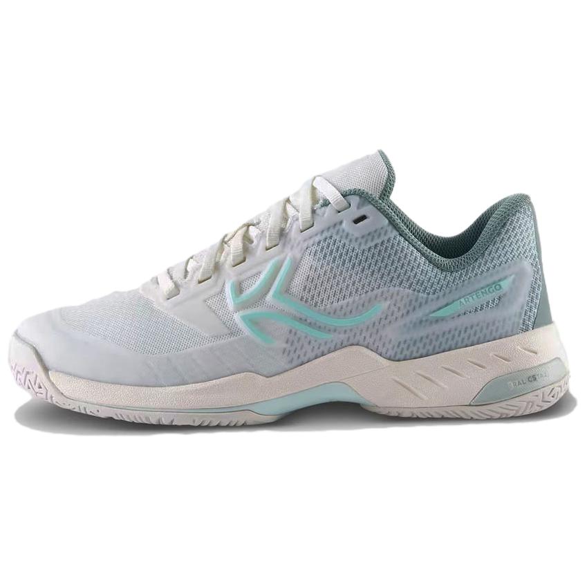 

DECATHLON Fast Pro Multi-Venue Abrasion Resistant Low Top Tennis Shoes Women s Off-White 39