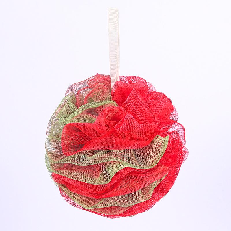 Colorful Soft Bath Shower Ball - No Shedding, Lathering Back Scrubber, Multi-Color Option Available