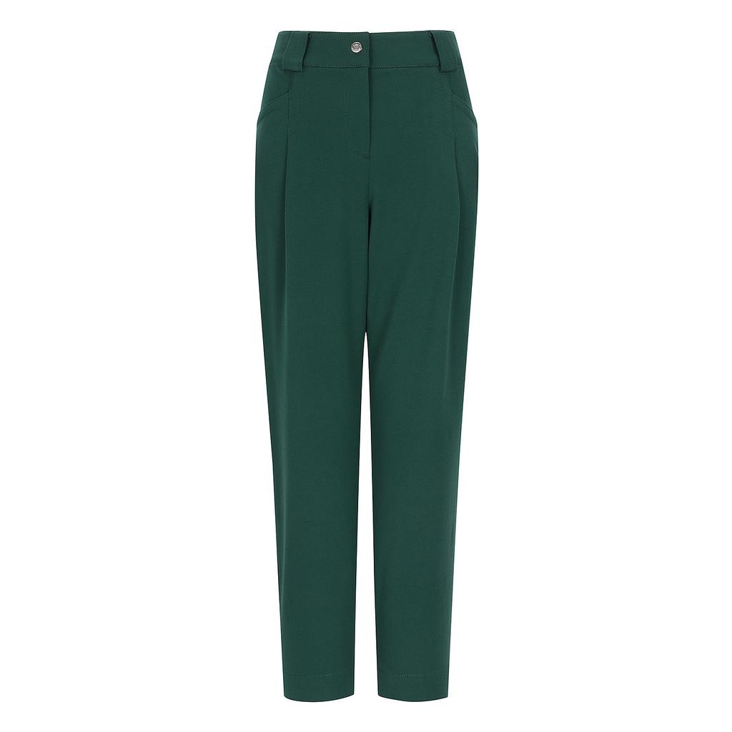MARTINE GOLF Pintuck Tapered Pants_D/Khaki