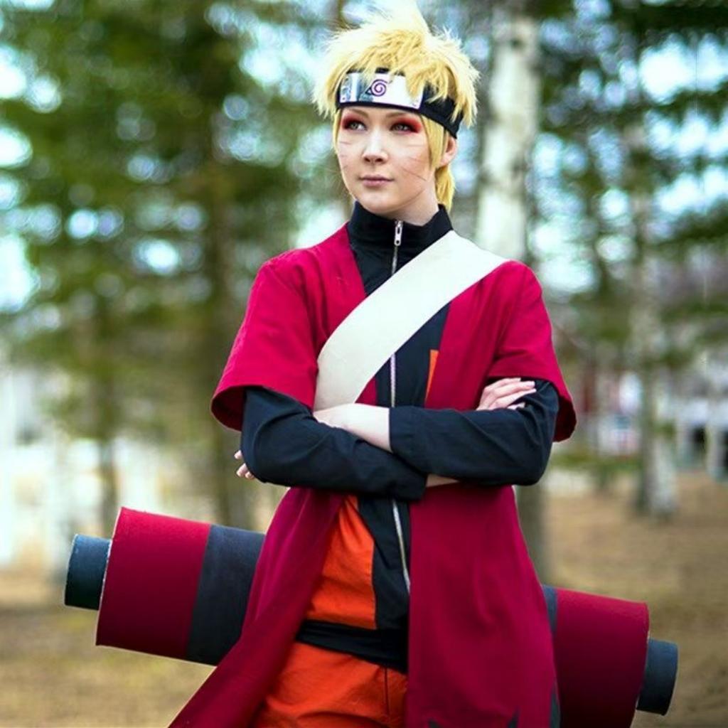 Uzumaki Akatsuki Cosplay Boys Girls Uzumaki Jacket Pants Headband Wig Props Child Uniform Kunai Halloween Costume