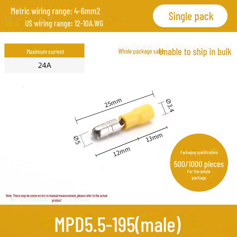 Pluggable Bullet Terminal Blocks Quick Connectors