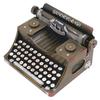 Retro Typewriter Model Reduce Stress Iron Vintage Typewriter Home Decoration Brown M