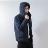 New Men's Down Men's Clothing Hooded Hooded Seamless Fabric Light Down Jacket Large Size Jacket