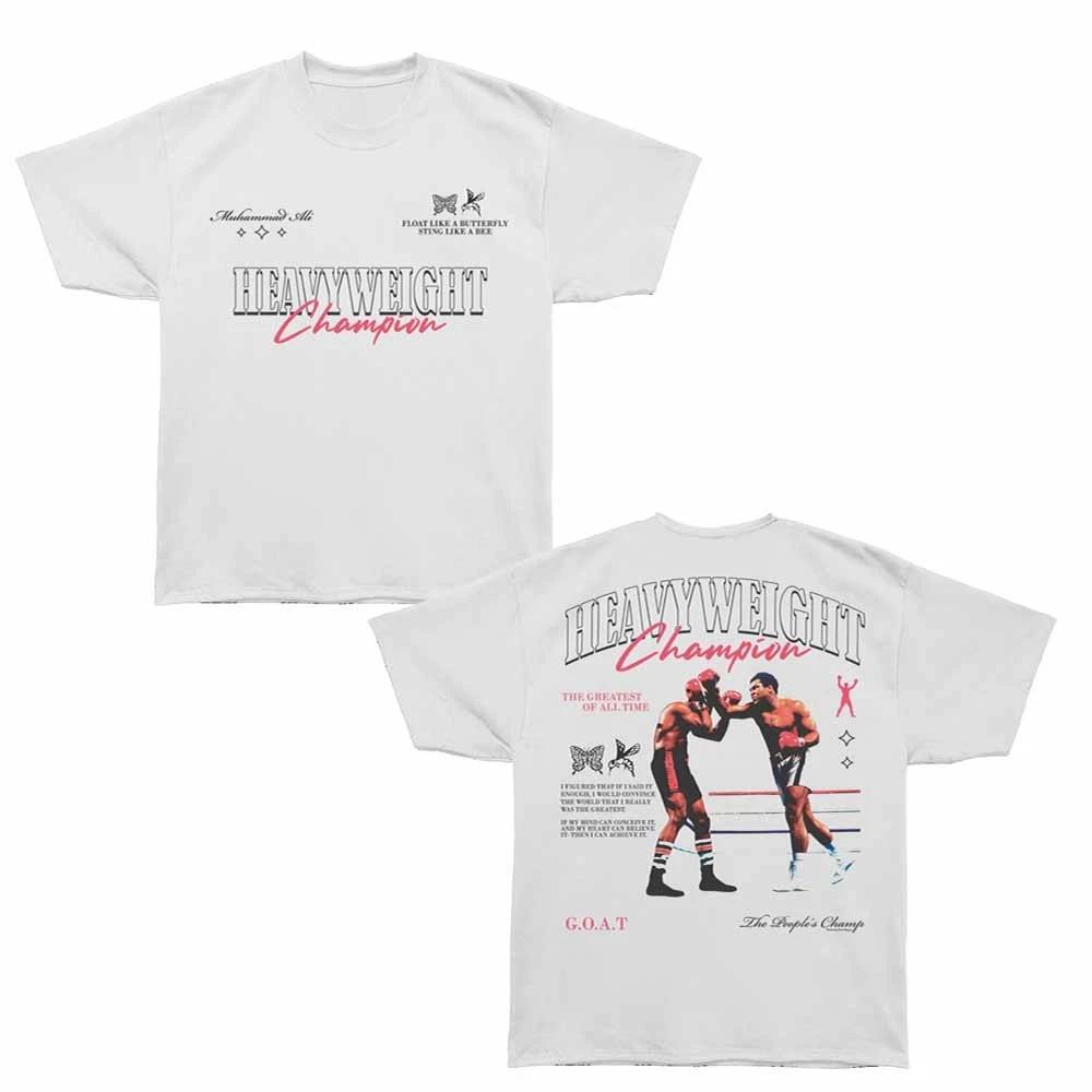 Muhammad Ali - Heavyweight Champion - Bronx Oversized Children s T-shirt White 120