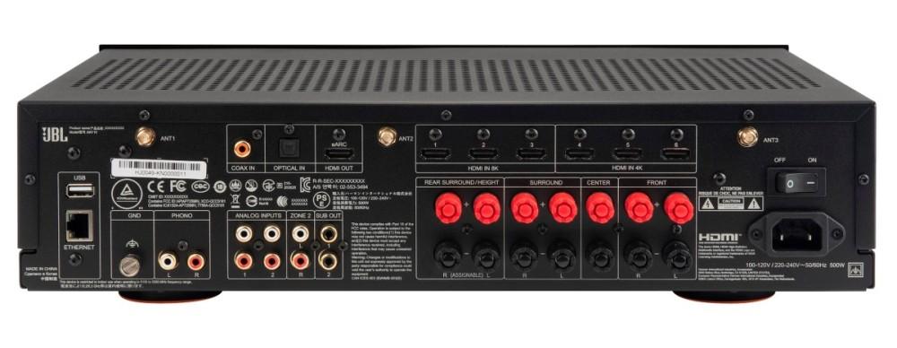 JBL MA710 SÍŤOVÝ 7.2 KANÁLOVÝ AV RECEIVER DOMÁCÍHO KINA 110 W 8K Wi-Fi Bluetooth Dolby Atmos, JBL by HARMAN