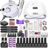 Set Artă Unghii 120/80/54w Lampă UV LED Set Oje Gel Freză Electrică Set Artă Unghii- Ssxjv