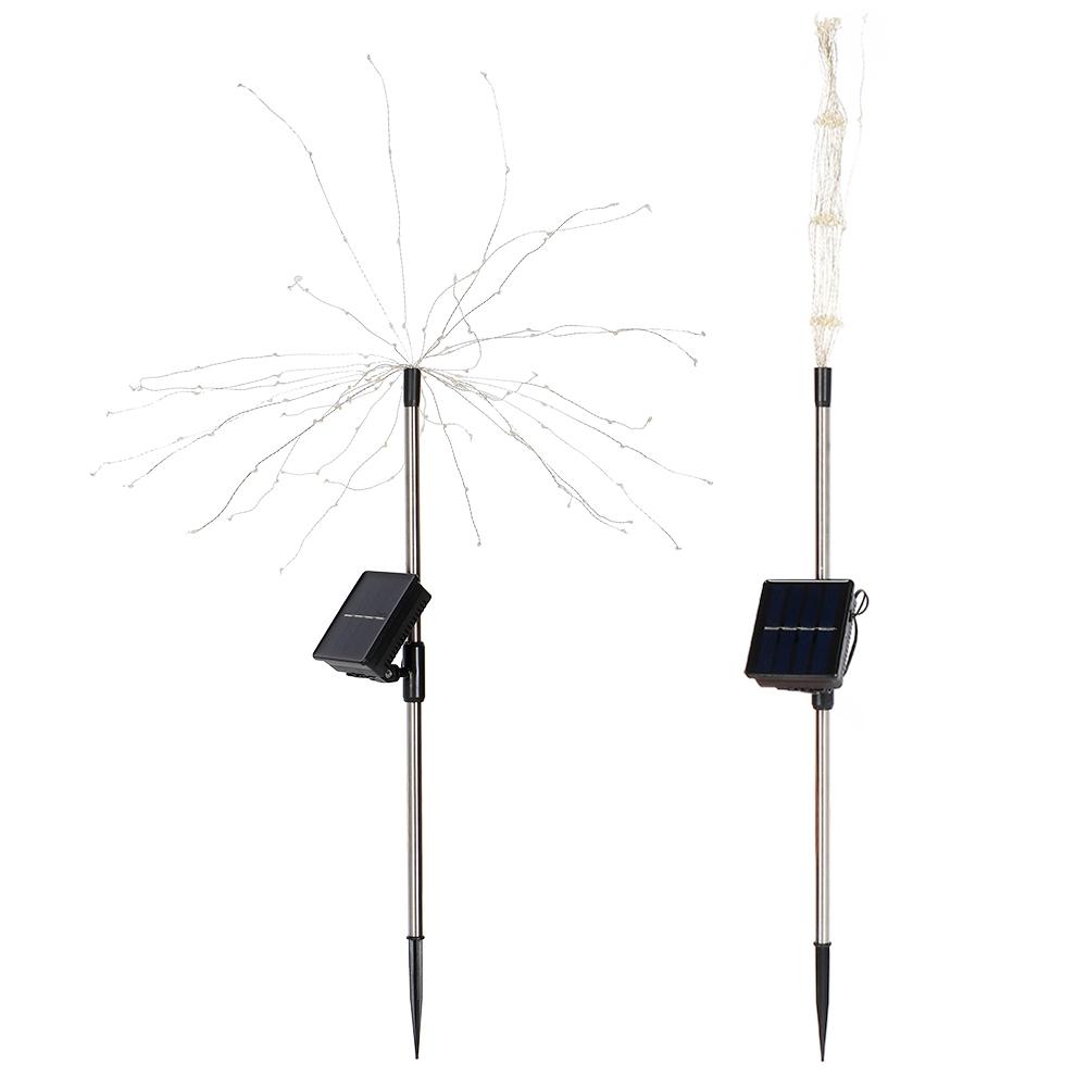 2Pcs Set Outdoor Solar Garden Decorative Lights Lawn Lights Holiday Lighting