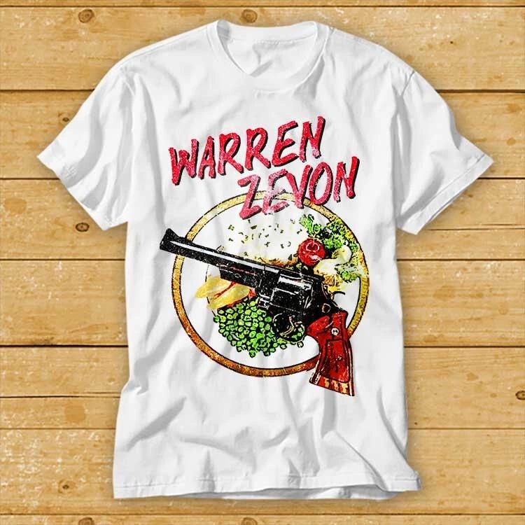 Warren Zevon T Shirt Music Blues Rock Gift London Unisex Style Top Tee 2112 S