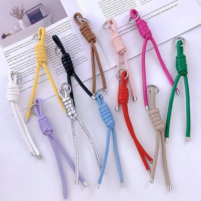 PU Leather Cord Keychain & Bag Charm