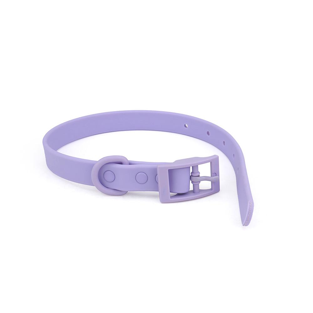 XS/S/M/L/XL Dog Collar Adjustable PVC Waterproof Pet Cat Collar for Small Medium Big Dogs Imitation Silicone