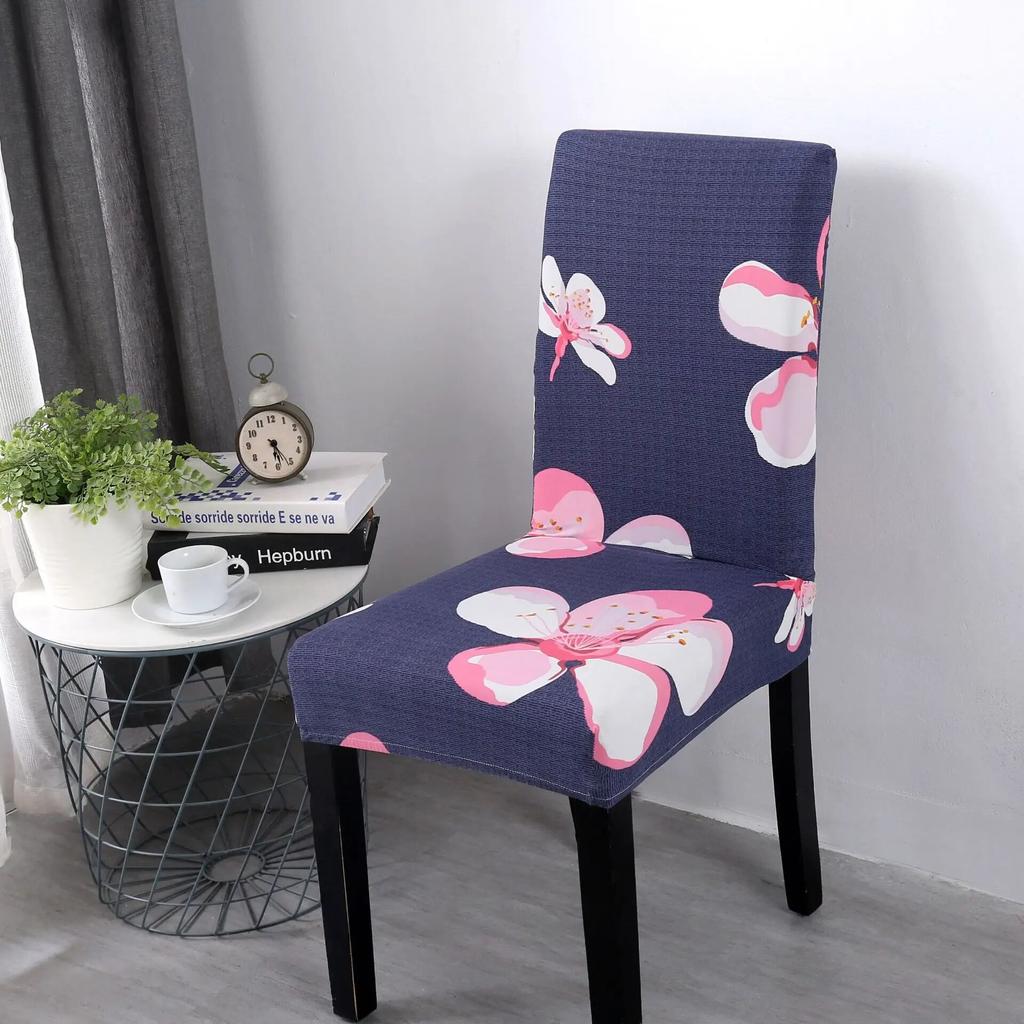 Elastic Chair Slipcover Case Stretch Chair Covers for Wedding Hotel Banquet Dining Room Spandex Dining Chair Cover