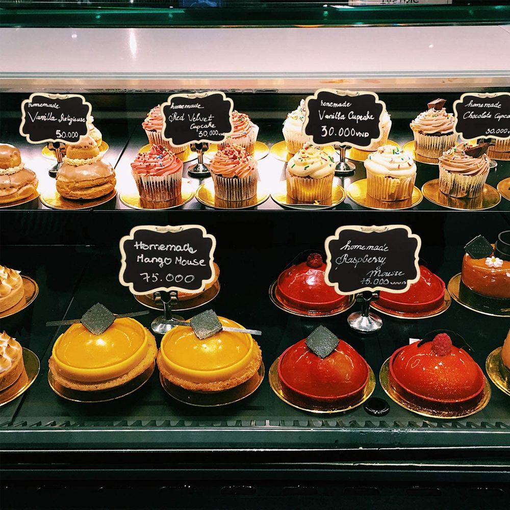 Articole de Birou Școală Semne Agățate Decor Grădină Etichete de Preț Etichete pentru Mesaje Tablă Neagră