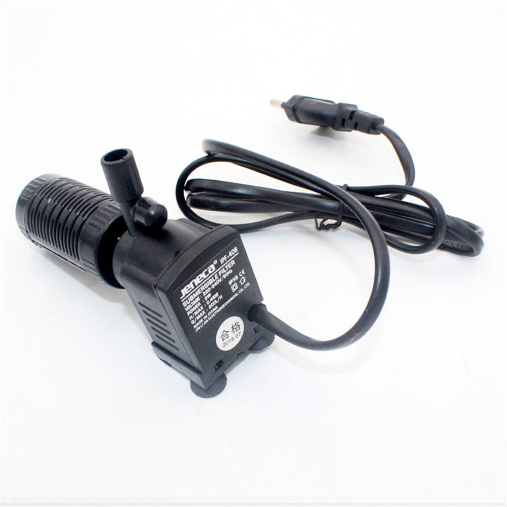 2W Mini Fish Tank Filter Pump Aquarium Sponge Filtering Accessories