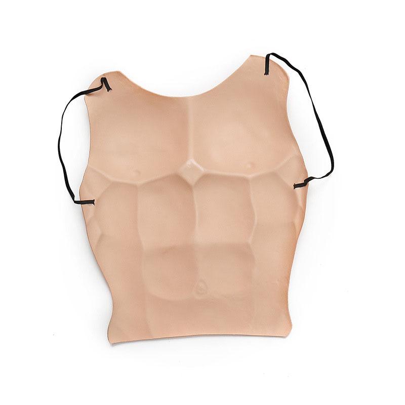 

Костюм Косплей Хэллоуин Мужчины Поддельная Кожа Грудь Мышцы Реквизит Украшения Вечеринки Рождество