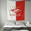 Spartak Moscow Power Wall Hanging Printed Fabric Blanket Decorative Tapestries for Bedroom Living Room Home Decor