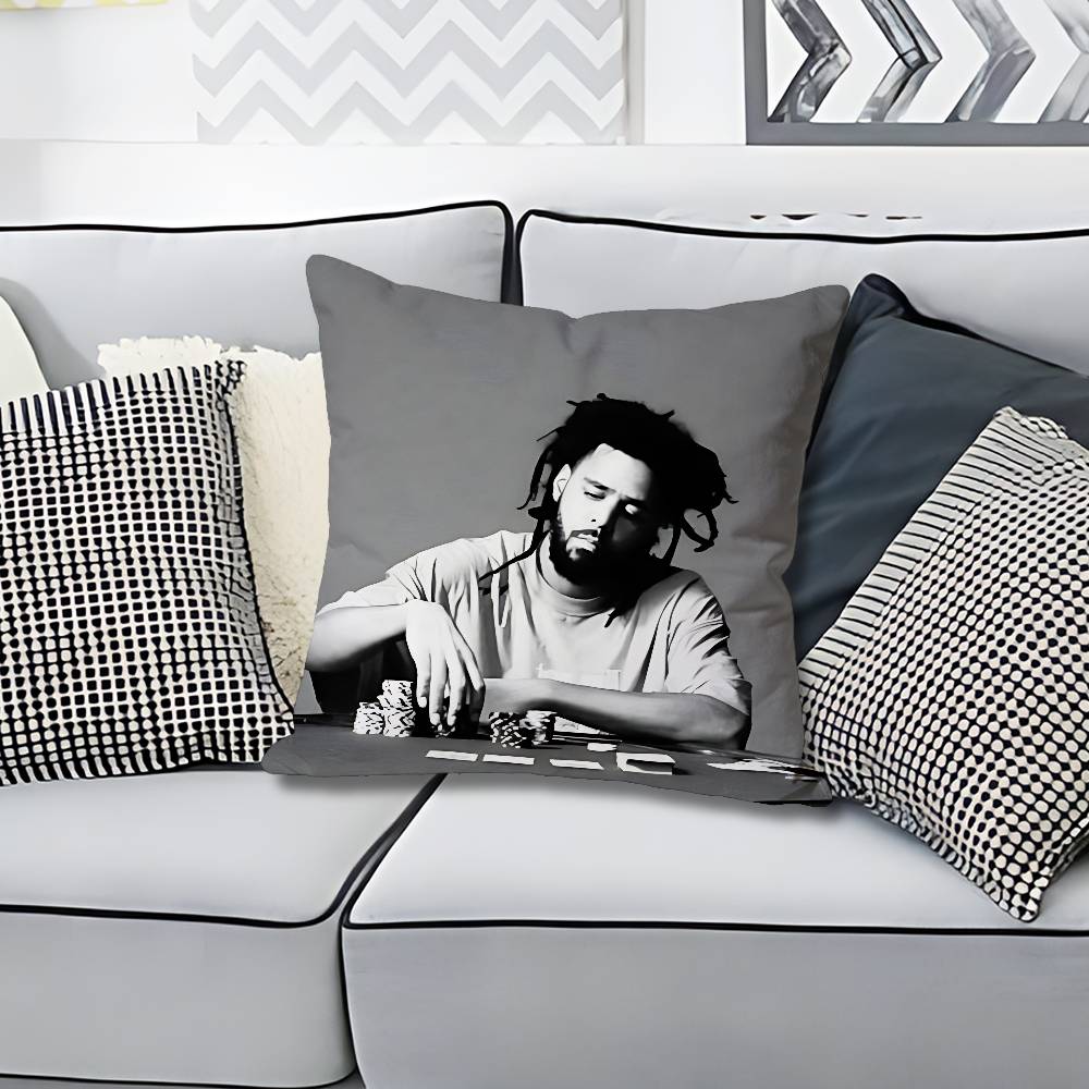 JJ Cole The FallOff Anime Celebrity Merchandise AllMatch Printed Pillow Case Sofa Car Office Room Decoration Protector