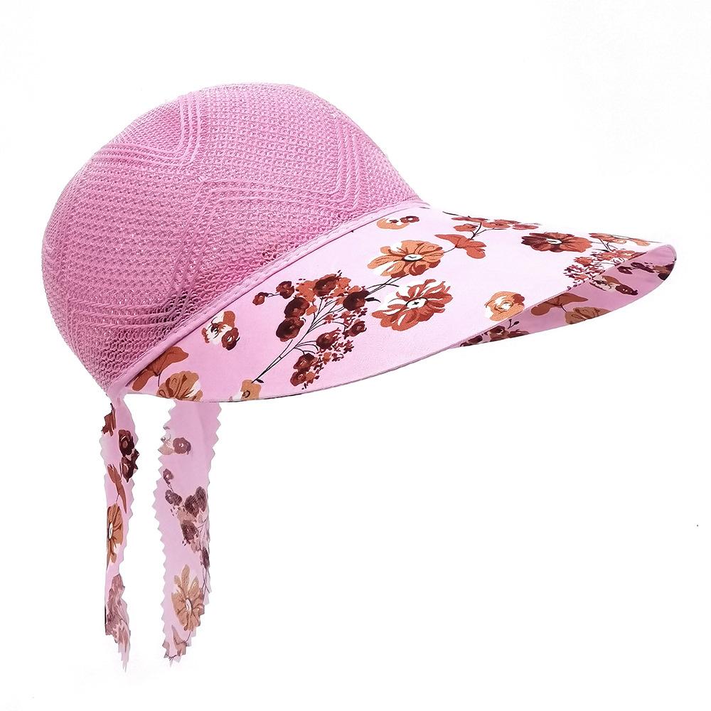 Gift Hats Are Hot-selling In Summer, New Peach Hats, Lafite Straw Hats, Mother's Sunscreen Hats, Sun Hats, Spotted Streamers.