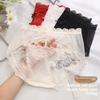 Big Size Female Summer Sexy Lace Pure Cotton 10a Antibacterial Extended Crotch Triangle Briefs