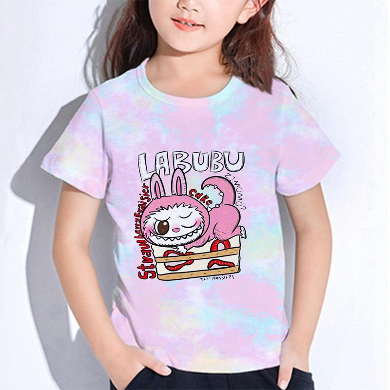 Monster Elf Cartoon Graphic Printed T-shirt Kids and Women Tees Top Summer Casual Men's Unisex Short Sleeve Clothing