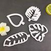 4Pcs Cake Mold Leaf Shape DIY Crafts Supplies Plastic Decorating Biscuits Cookies Cutter for Home