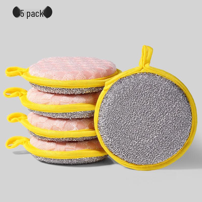 

Двусторонняя нелипкая губка для мытья посуды и скребок - Бережная к кастрюлям, эффективное удаление пятен