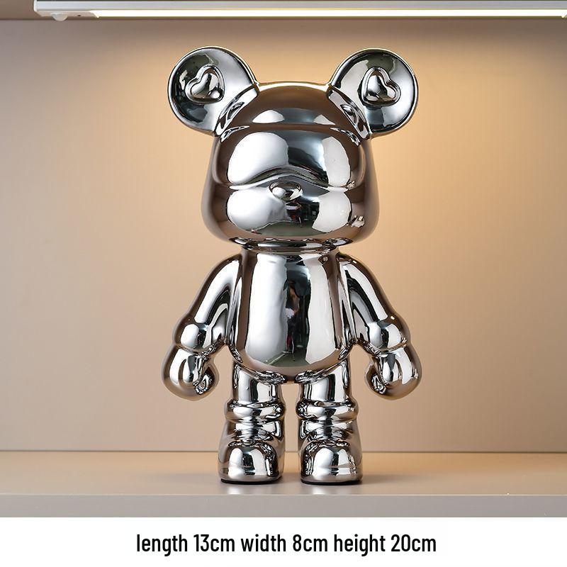 Trendy Beer Figuur Spaarpot - Creatieve Cartoon Decoratie voor Moderne Woonkamers