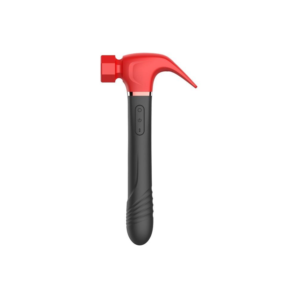 Multi-frequency Sucking Telescopic Hammer Vibrator