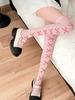 1 Paio Calze Giapponesi a Pois Y2K Lolita Coscia-Alte Donna Modellanti Gambe Antiscivolo Anime Expo/Tea Party Lolita/Incontro Jk