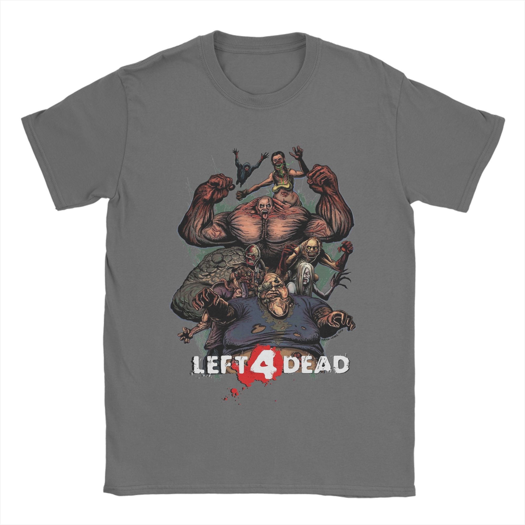 

Printed Valve Zombie Simulator Left 4 Dead 2 T Shirt for Men Women 100% Cotton Tee Shirt Short Sleeve Clothes 4XL