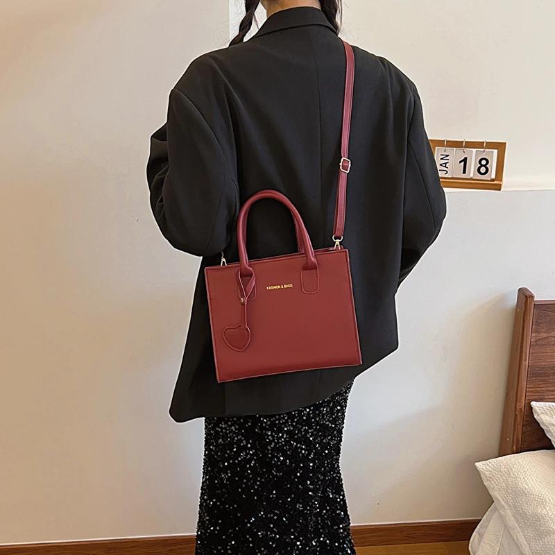 Women's PU Leather Bags with Interior Compartment Soft and Solid Color with Zipper High Quality