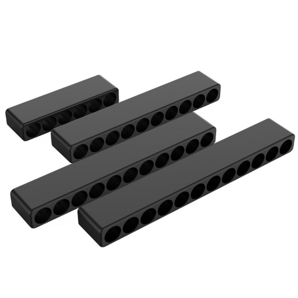 New 6/10/8/12 Holes Screwdriver Bit Holder Hex Shank Plastic Screwdriver Head Storage Black Power Tools Accessories