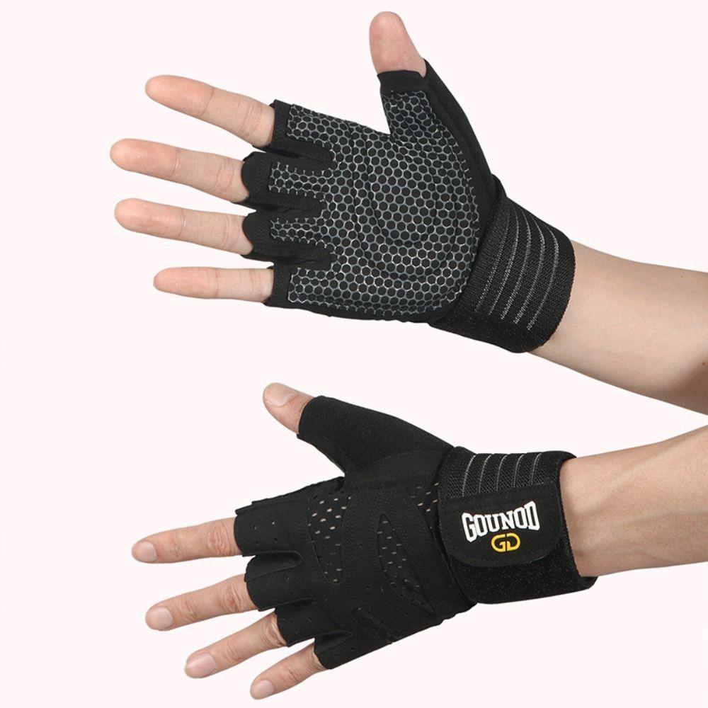 

Breathable Weight Lifting Gloves Non-Slip Cycling Motorcycle Gloves Fitness blue-xl