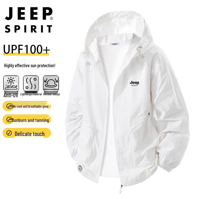 JEEP SPIRIT Unisex UV Protection Lightweight Sun Jacket