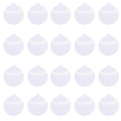 YIBOOOM Anstecknadel-Abzeichen für perforierte Sammlungs-Display Schützt und lagert Anstecknadel-Abzeichen 55mm Anstecknadel-Hüllen, 20-teiliges Set, Transparent, Abzeichen, Waren, (Passt