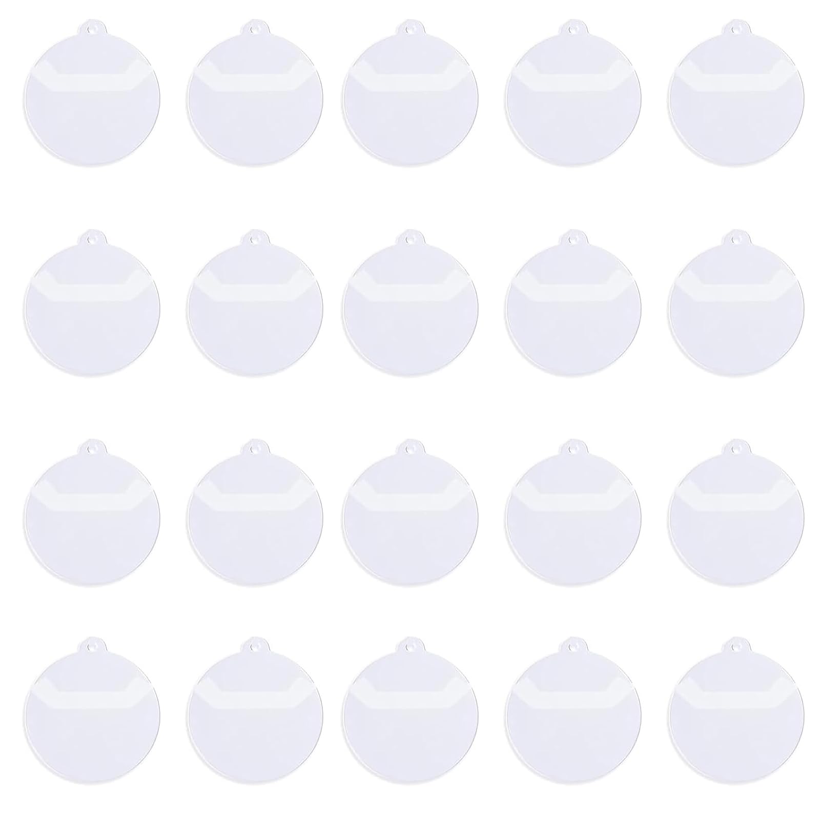 

YIBOOOM Pin Badge for Perforated Collection Display Protects and Stores Pin Badges 55mm Pin Covers, 20-Piece Set, Transparent, Badges, Goods, (Fits