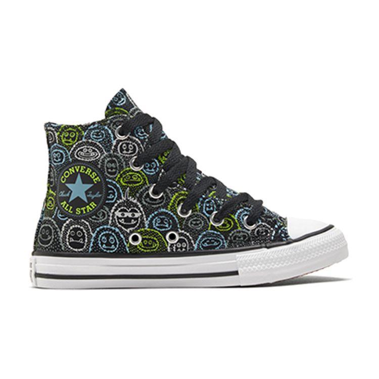 Converse Chuck Taylor All Star High Top Kids Canvas Shoes Snowman Print Kids Sneakers 669299C