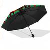 8 Rib Auto Folding Umbrella Sporting CP Print Custom Name Text Portable Rain Gear