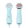 AT19-Electric Slicker Comb& 2-In-1 Pet Hair Dryer& Grooming Brush Portable Pet Blower Cute Cat Paws For Massage Drying EU Plug