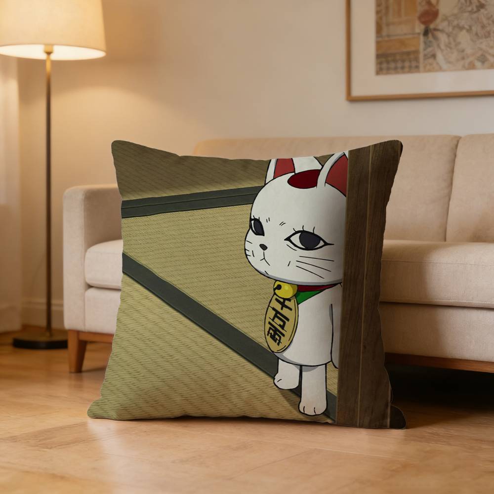 Turbo Granny cat Pillow Case for Sofa Living Room Home office Decor Protective Cover
