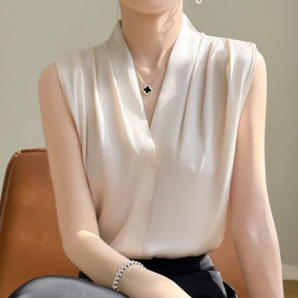 NaVaVa V Neck sleeVeless Blouse Nb2211