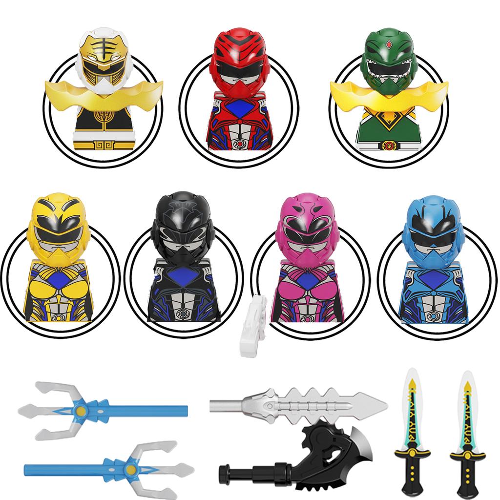 KF6144 ABS Plastic Bricks Power Building Blocks Character Figures Children Assembly Gift Toys