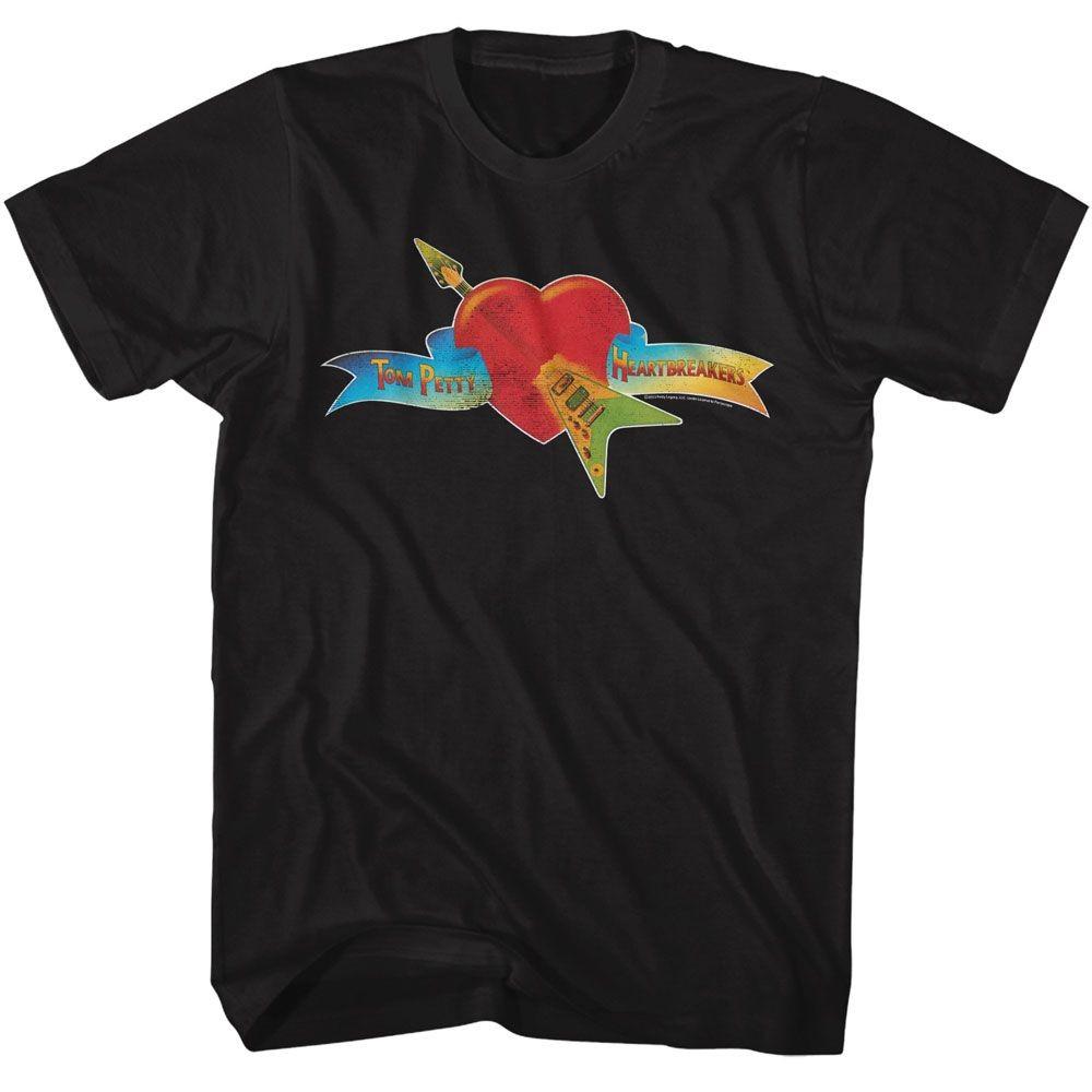 Tom Petty Heart And Banner Music Shirt