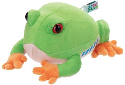Iwaya's Eco Sound Series, Ecokoe Kaeru, Recreates the Sounds of Living Creatures Without the Use of Batteries. This Frog, a Red-eyed Tree Frog, Is a