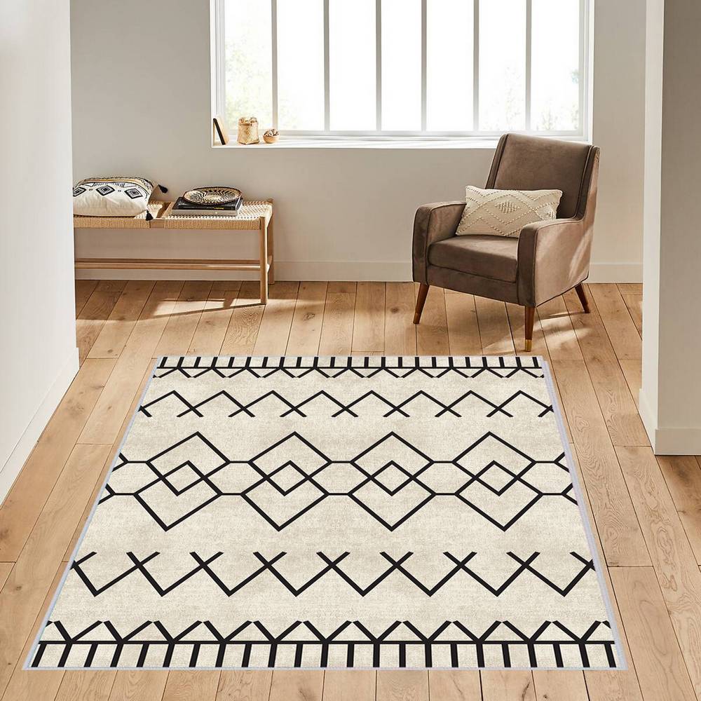 

Eliana Home Washable Printed Carpet LNA1598 50x80 бежевый