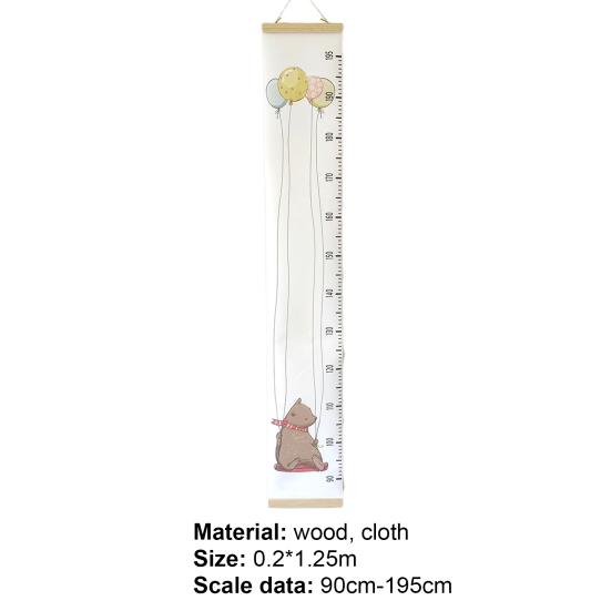 Widely Applied Baby Height Chart Decorative Nordic Style Decorative Props Baby Growth Ruler