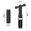 Portable Mini Fan USB Rechargeable 3-speed Adjustable Foldable Handheld Fan Usb Fan Suitable for Travel Outdoor Use SZ002