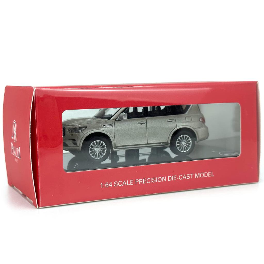 Paudi Model Mini Car Infiniti 2020 QX80 Collection Finished Product Gold 1/64