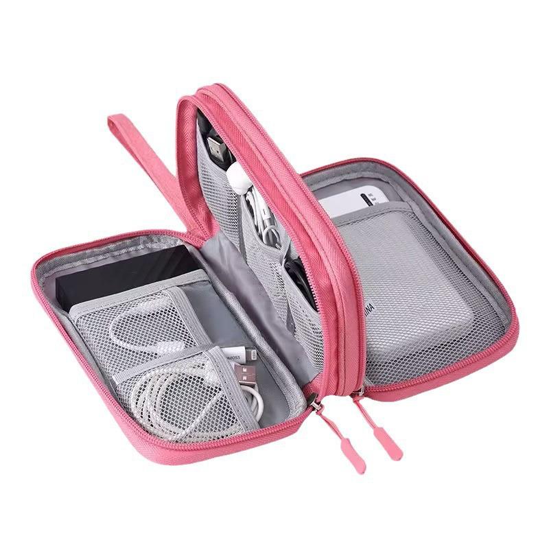 Multi-layer Digital Accessories Organizer for Power Banks, Hard Drives, USB Drives, Earphones, and Cables