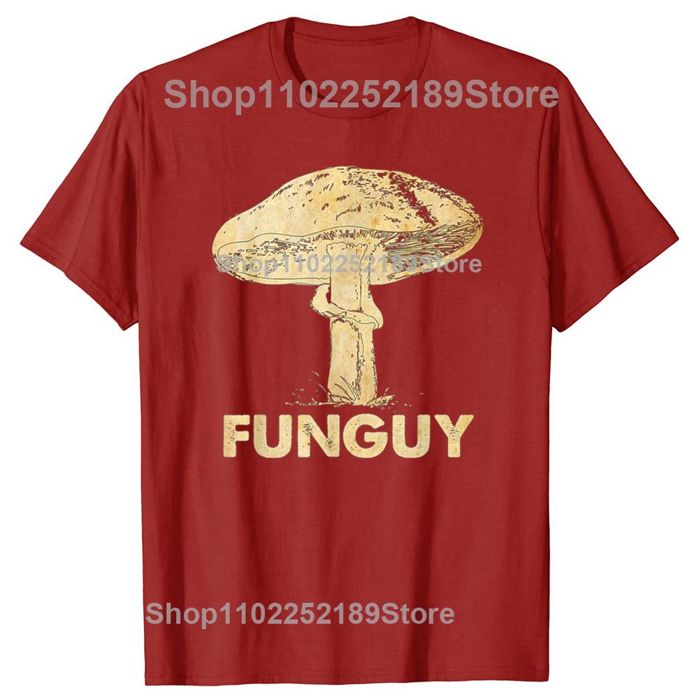 Funguy Zábavné Houby Houba Grafická Trička Tričko Pánské Dámské Módní Ležérní Oversized 100% Bavlna Tričko