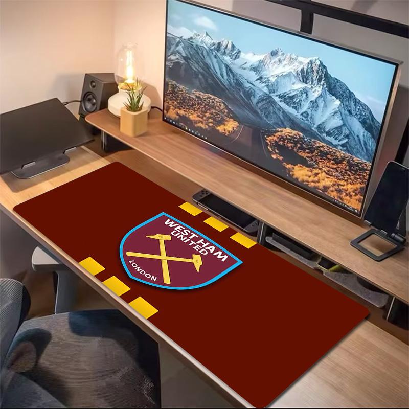 West Ham United2 Print Cushion Non-slip Laptop Tablet Big Mousepad XXL Mat Mini PC Playmat With Lock edge